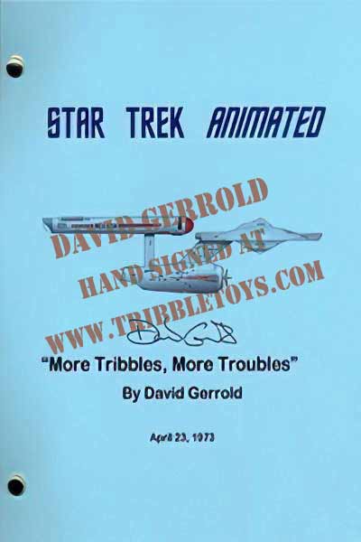 Star Trek TAS “More Tribbles…” script